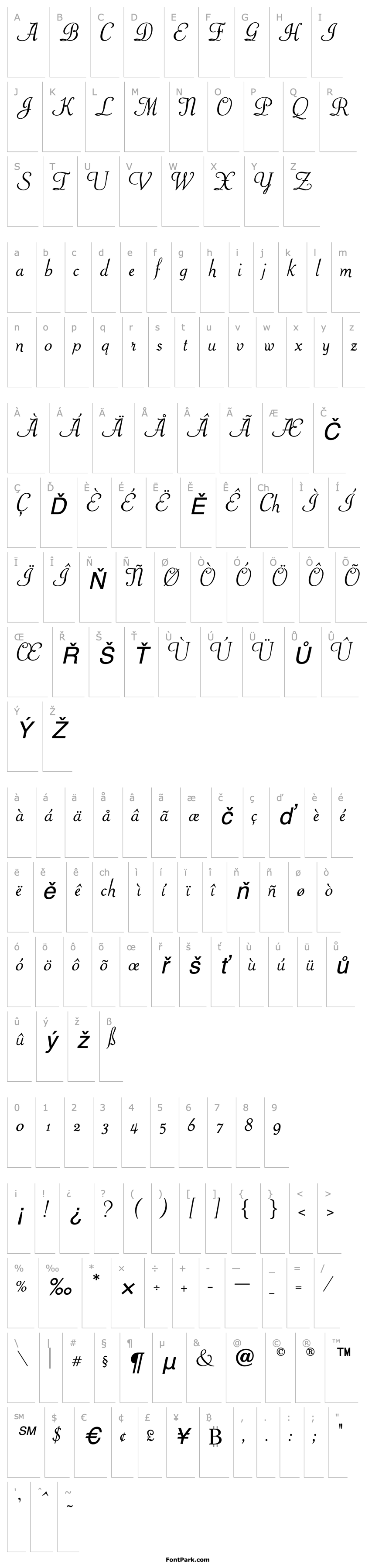 Overview OPTIPiranesi-Italic