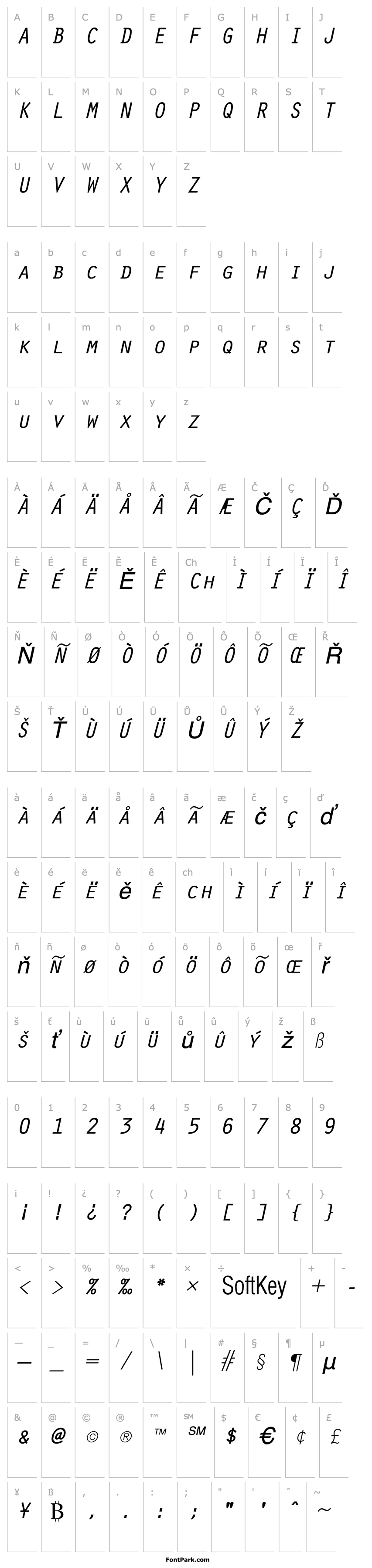 Overview Oracle Italic