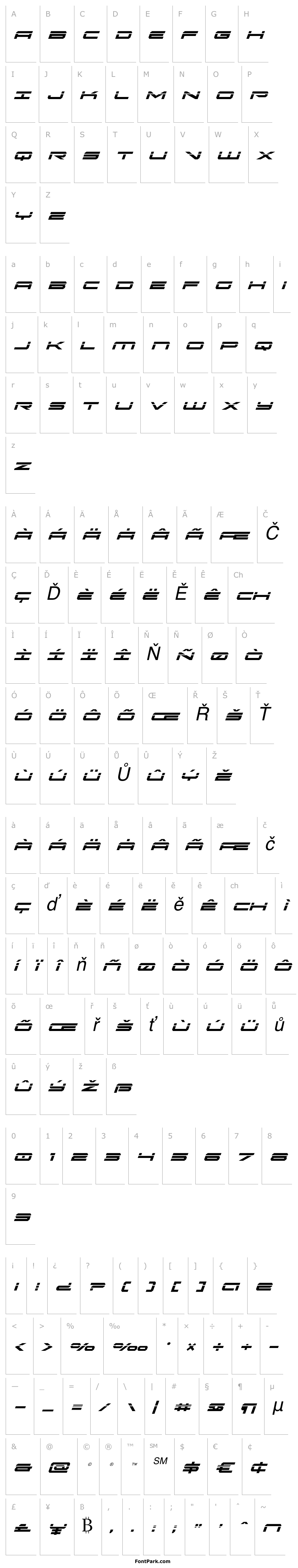 Overview Oramac Laser Italic