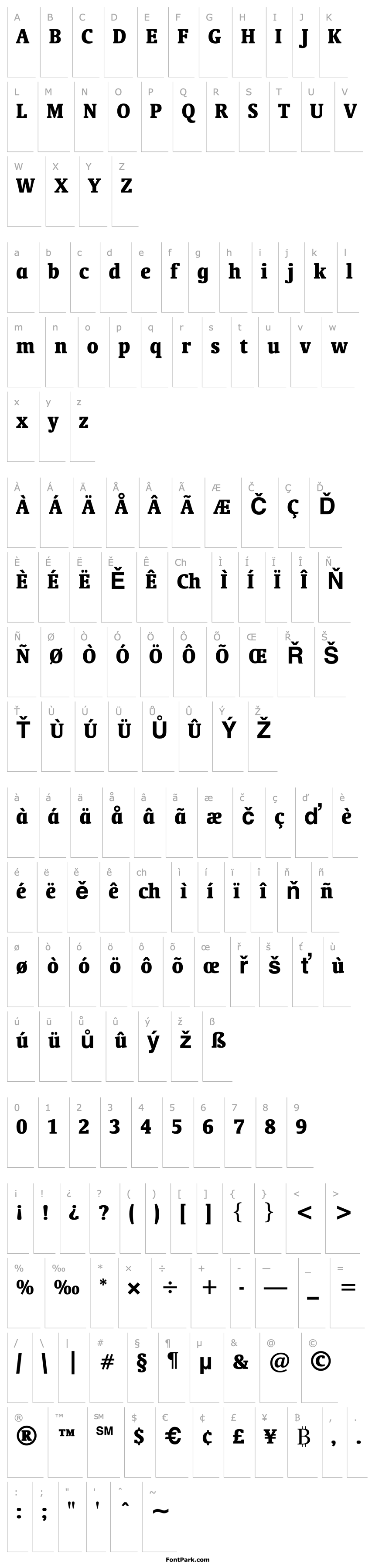 Overview Oranda Bold Condensed GX BT