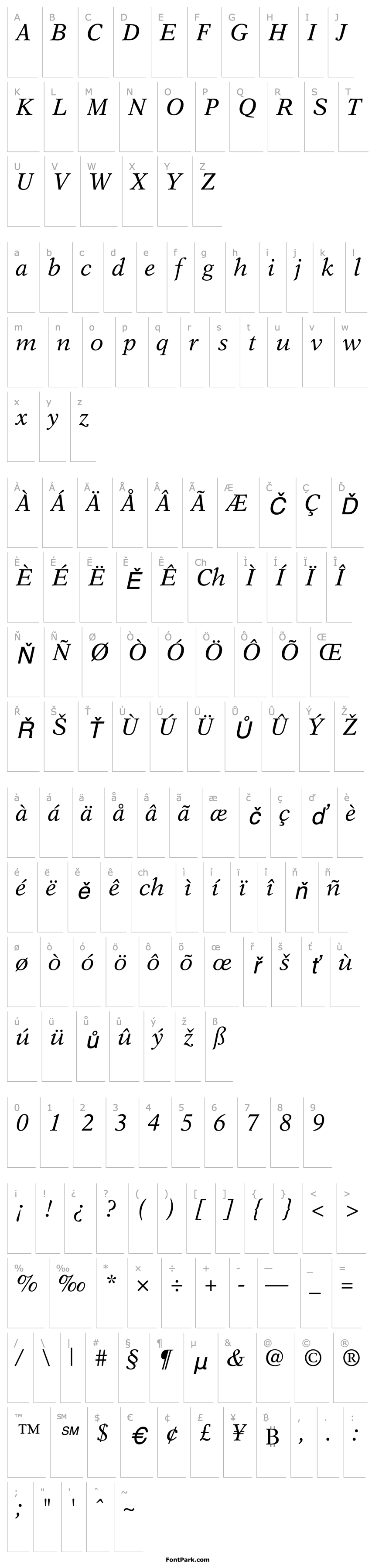 Overview Orchid SSi Italic