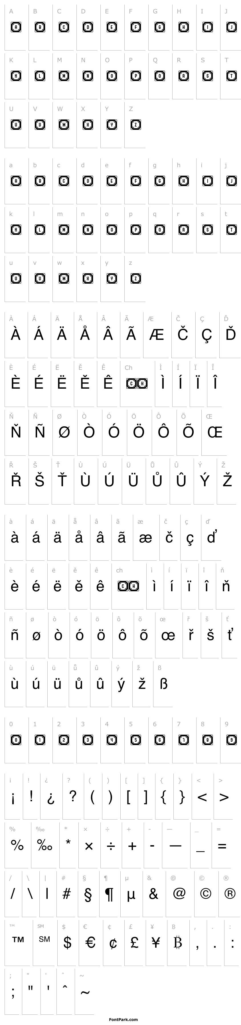 Přehled Ordinary Capitals Thin Regular