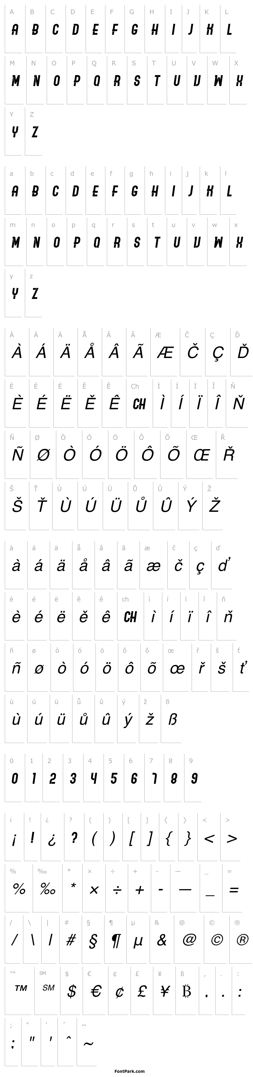 Overview Ordinary Italic