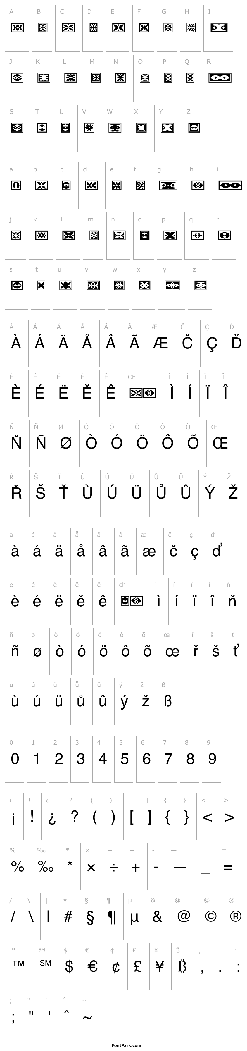 Overview Ornament Borders Regular