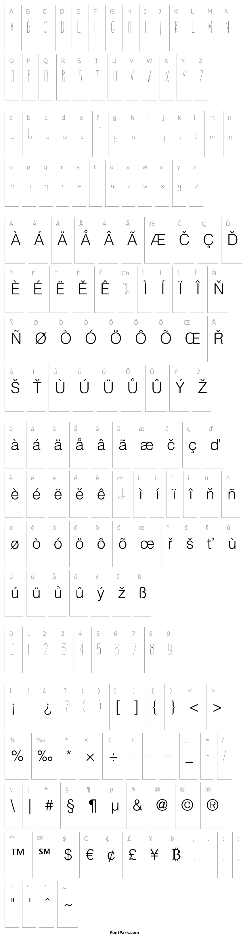 Overview Ostrich Condensed Light