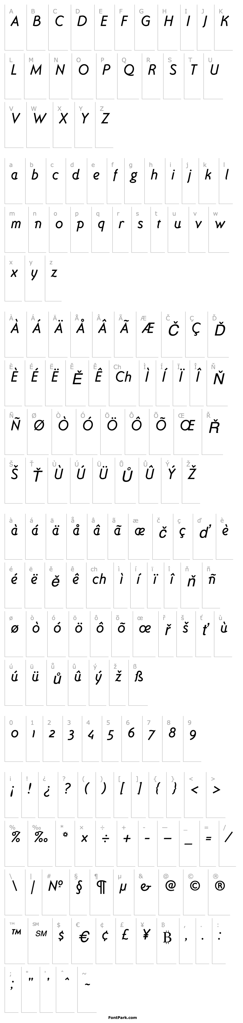 Overview OttomatItalic