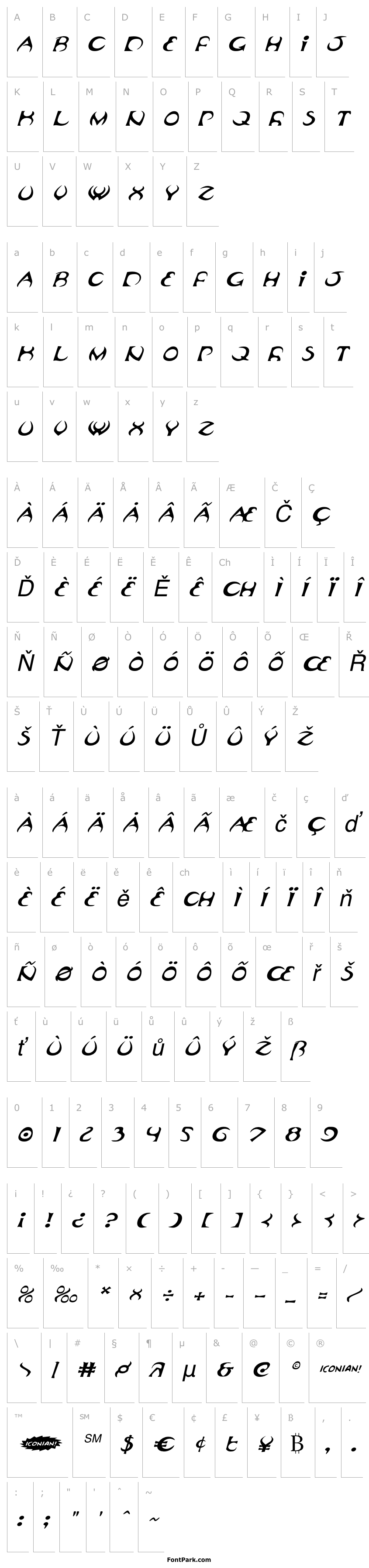 Overview Oubliette Expanded Italic
