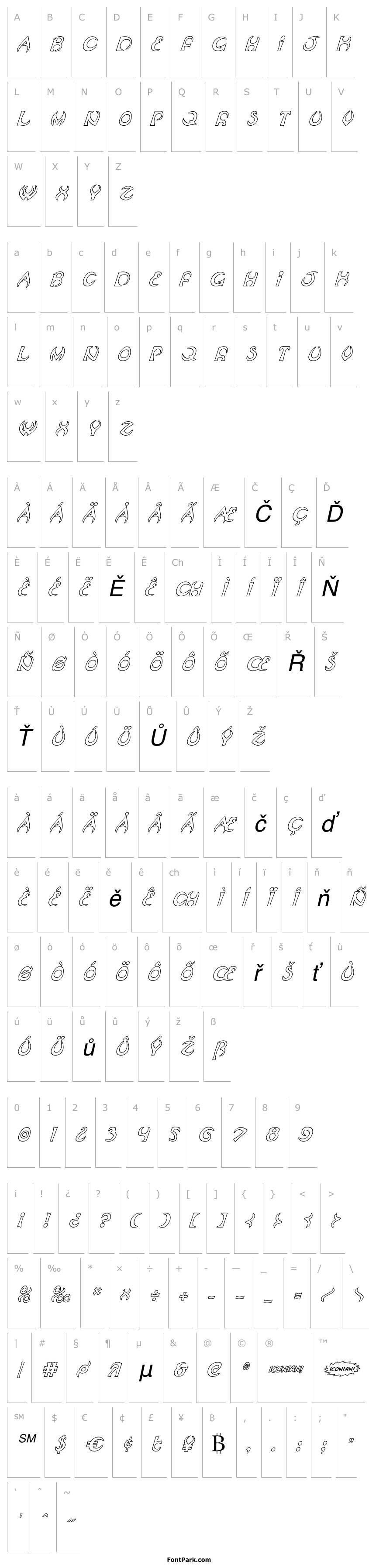 Overview Oubliette Outline Italic