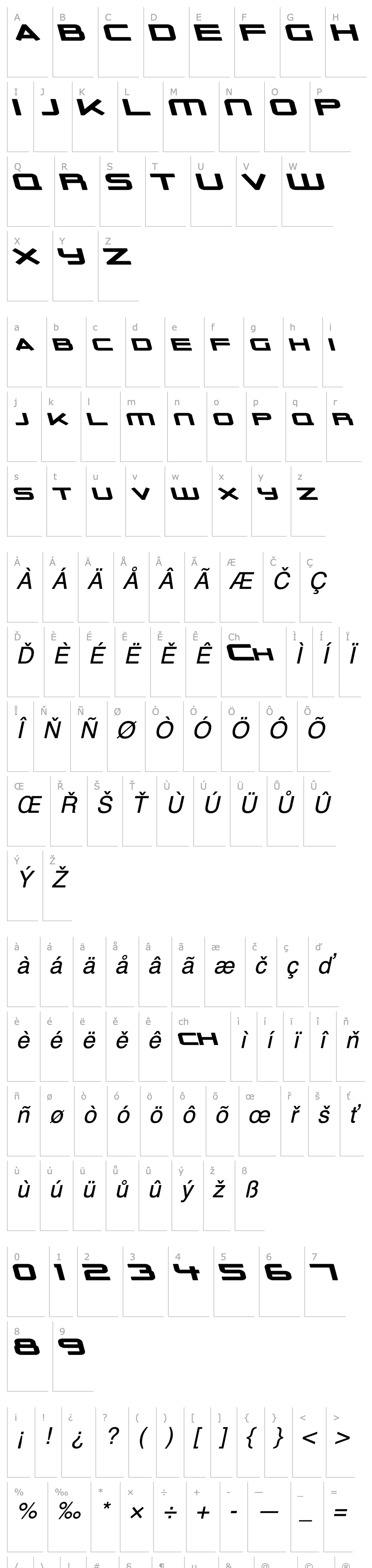 Overview Outer Limits Solid Extended Italic