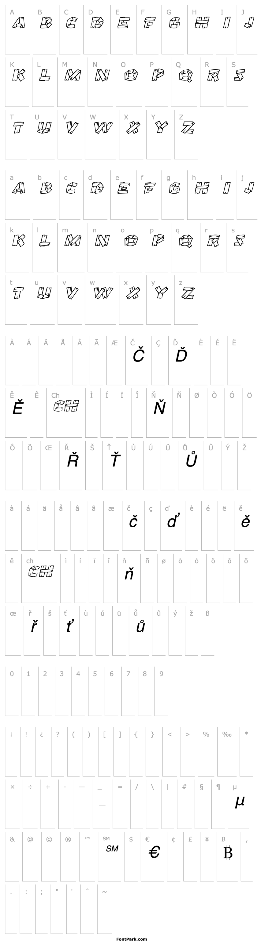 Overview OutHouseDisplayCaps Italic