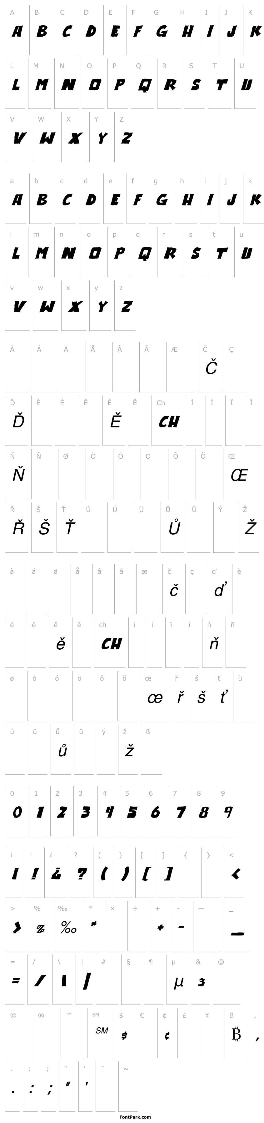 Přehled Outlander Italic