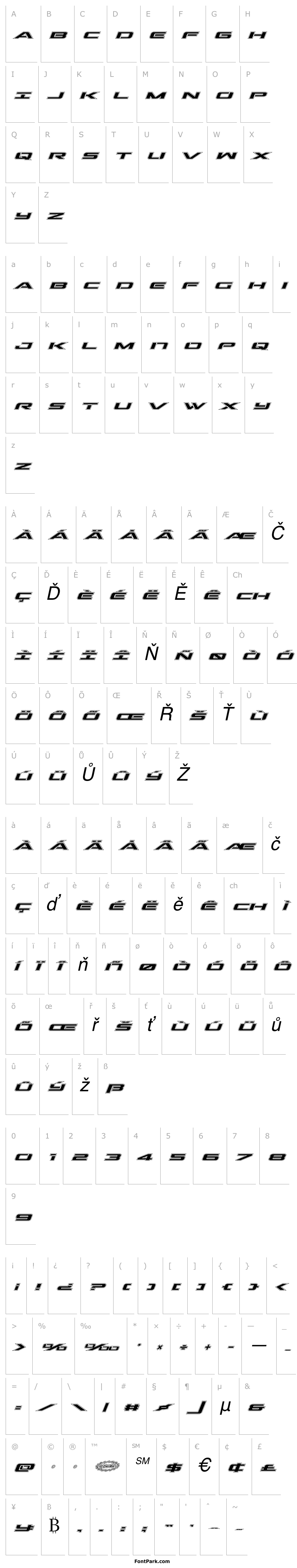 Přehled Outrider Academy Italic Italic