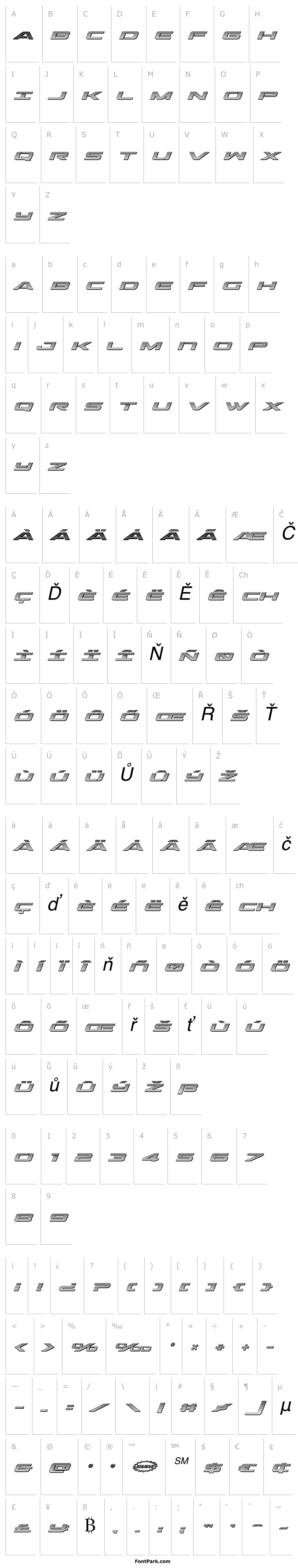 Overview Outrider Chrome Italic Italic