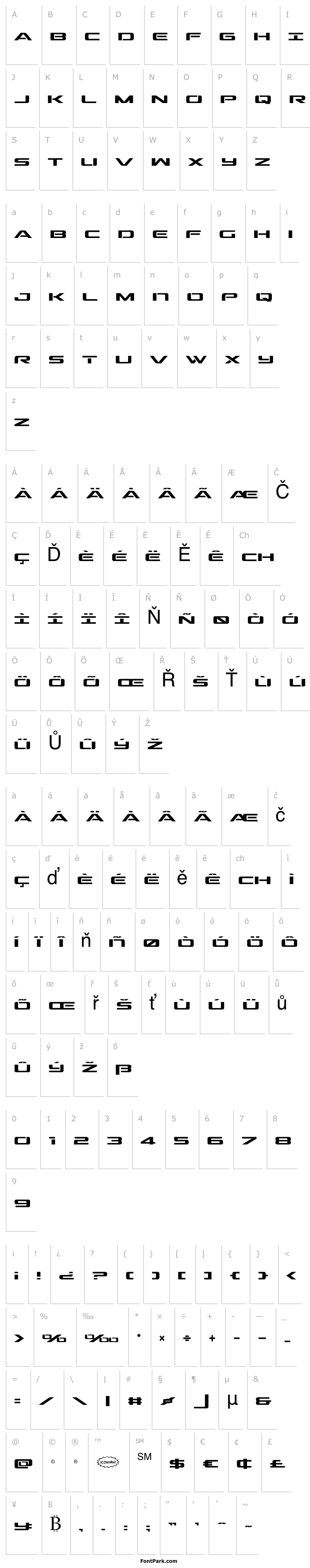 Přehled Outrider Semi-Condensed Semi-Condensed