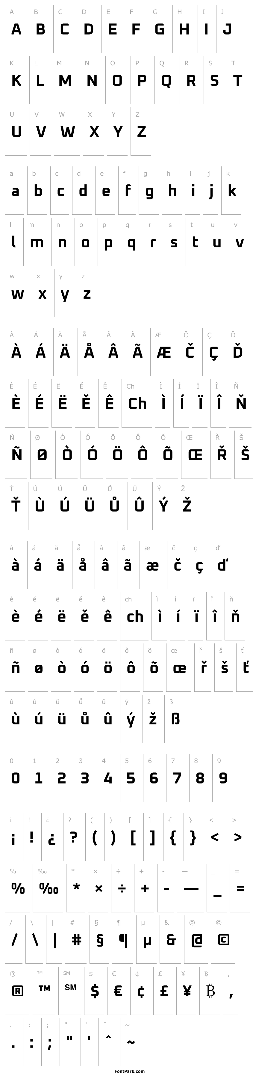 Overview Oxanium Bold