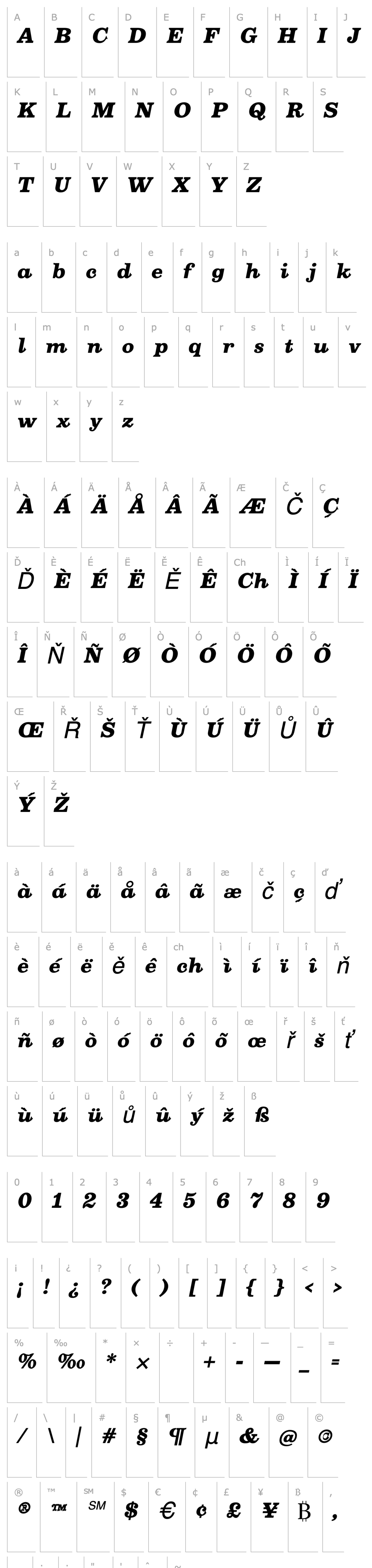 Overview Oxtail-BlackItalic