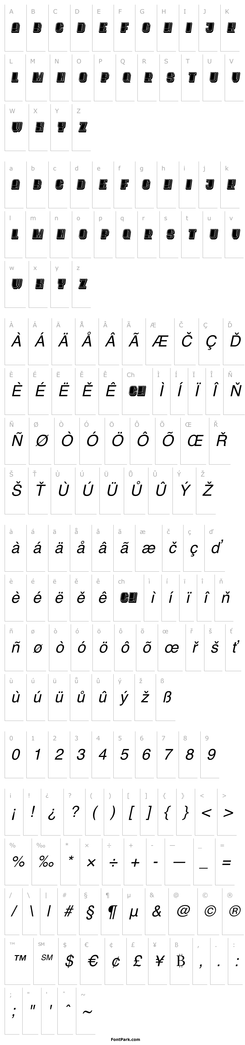 Overview Oysters Italic