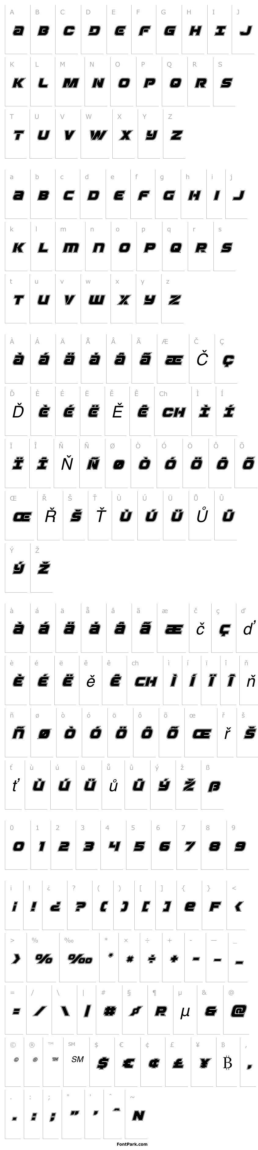 Overview Ozda Academy Italic
