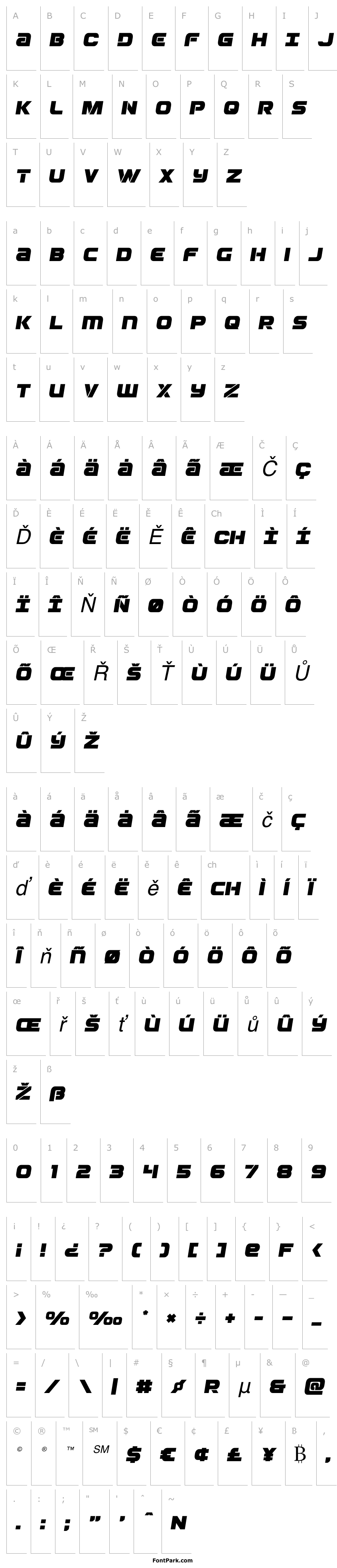 Overview Ozda Semi-Italic