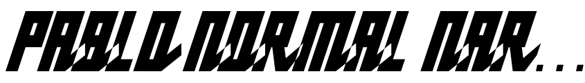 Preview Pablo Normal Narrow Italic