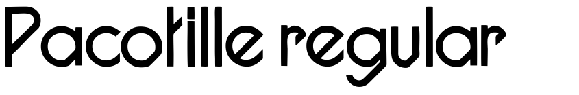 Preview Pacotille regular