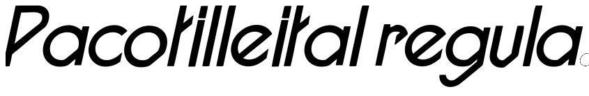 Preview Pacotilleital regular