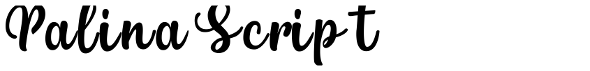 Preview Palina Script