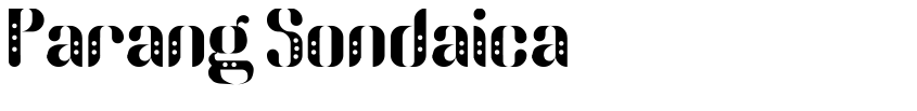 Písmo Parang Sondaica od melisagunawan