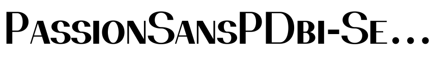Preview PassionSansPDbi-SemiBoldSmallCaps