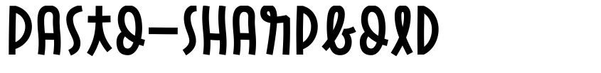 Preview Pasto-SharpBold