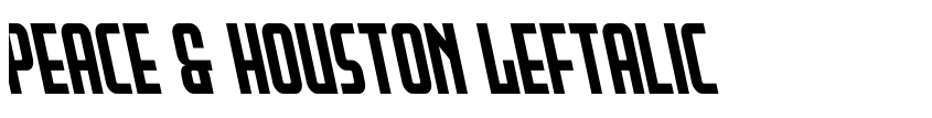 Preview Peace & Houston Leftalic