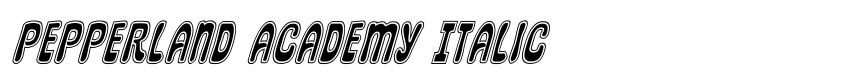 Preview Pepperland Academy Italic