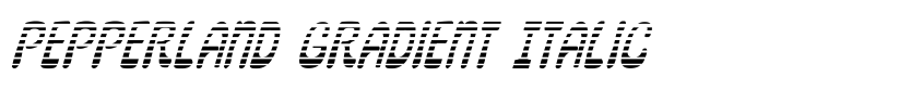 Preview Pepperland Gradient Italic