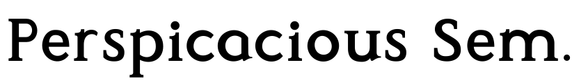 Preview Perspicacious SemiBold