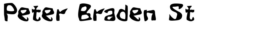 Font Peter Braden Studios: Evil Green Plant by Unknown