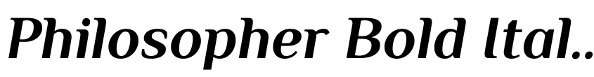 Preview Philosopher Bold Italic