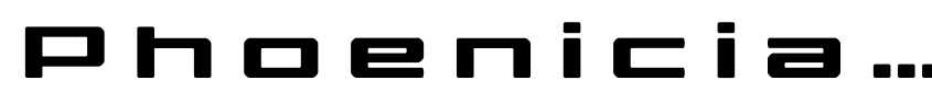 Font Phoenicia Lower Case Ttitle by Daniel Zadorozny