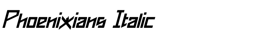 Preview Phoenixians Italic