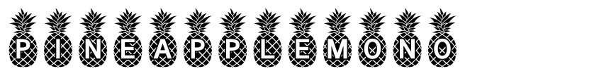 Font Pineapple_Mono by Unknown