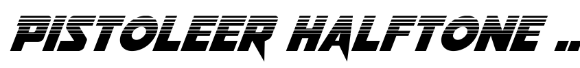 Preview Pistoleer Halftone Super-Italic