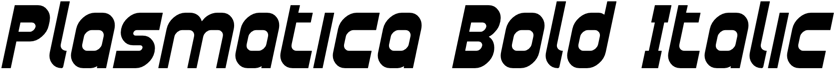 Preview Plasmatica Bold Italic