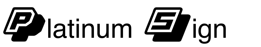 Preview Platinum Sign