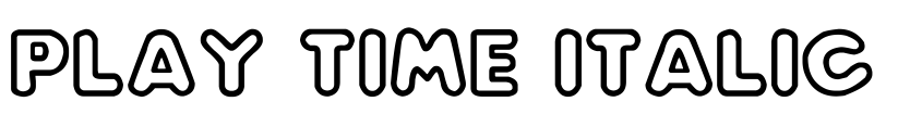 Preview Play time Italic