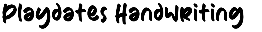 Preview Playdates Handwriting