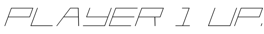 Preview Player 1 Up Italic