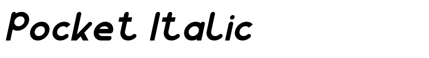 Preview Pocket Italic