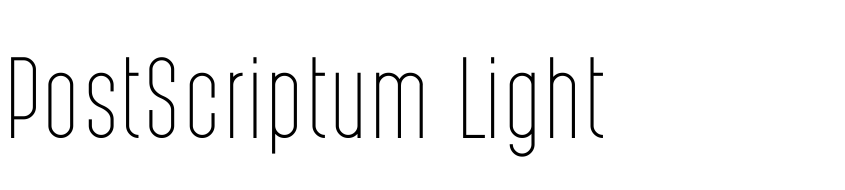 Preview PostScriptum Light