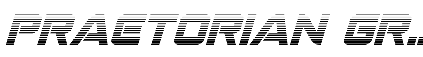 Preview Praetorian Gradient Italic