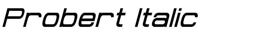 Preview Probert Italic