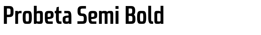 Preview Probeta Semi Bold